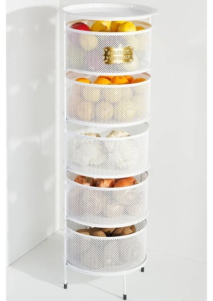 5 Katlı Patates ve Soğan Sepeti Patateslik Soğanlık Sebzelik Paslanmaz Metal Dekoratif Düzenleyici fiyatları