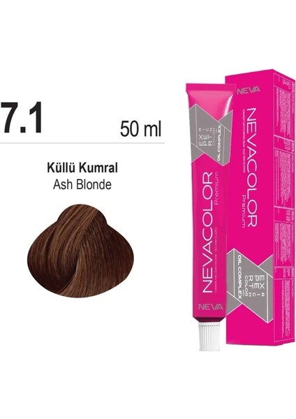 color Saç Boyası 7.1 Küllü Kumral