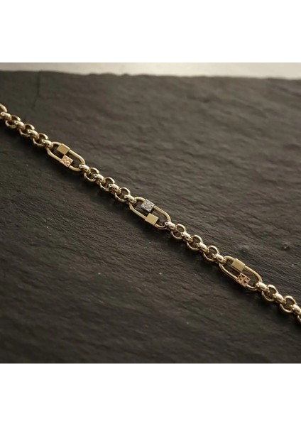 Küplü Ataş Altın Bileklik