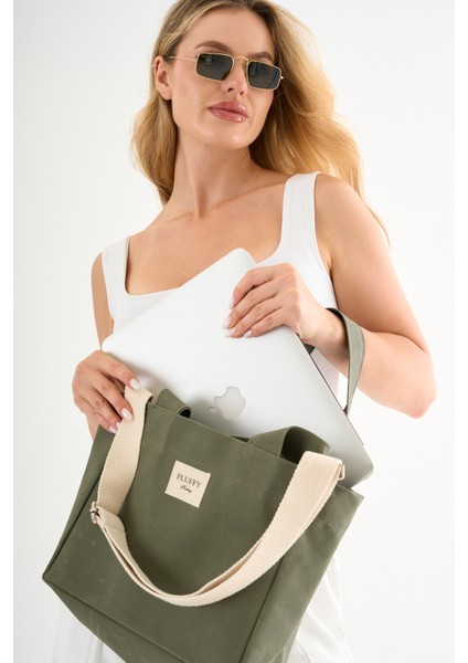 Green Tea Mumlu Kanvas Su Geçirmez Kadın Omuz El Çantası Lise ve Üniversite Okul Çantası(En:28 Boy:25) indirimleri