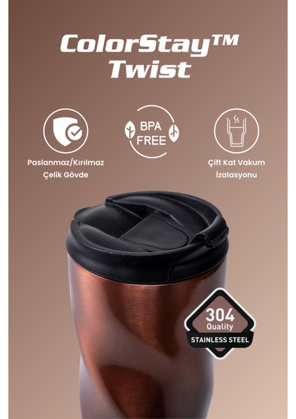 500 ml Çift Katmanlı Paslanmaz Çelik Sızdırmaz Termos – 6 Saat Sıcak, 12 Saat Soğuk, Kaymaz Tabanlı Çay,kahve modelleri