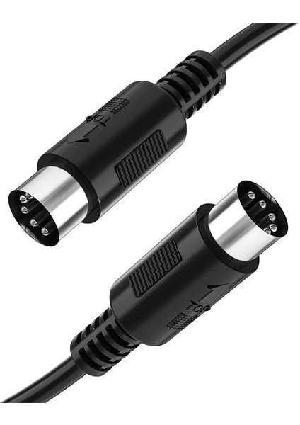 5 Pin Dın Erkek Erkek Midi Kablo Midi Ses Uzatma Kablosu 1.5m fiyatları