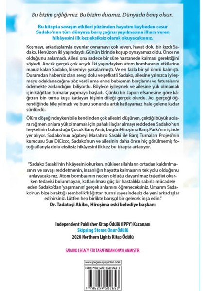 Sadako: Sadako Sasaki Ile Kağıttan Bin Turnanin Gerçek Hikayesi