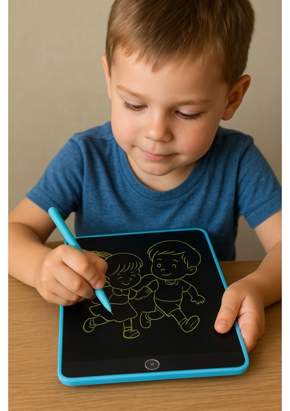 10''Inch Şarj Edilebilir Dijital Kalemli Yazı Çizim Yazma Tableti (Usb Kablo Hediye) Mavi modelleri