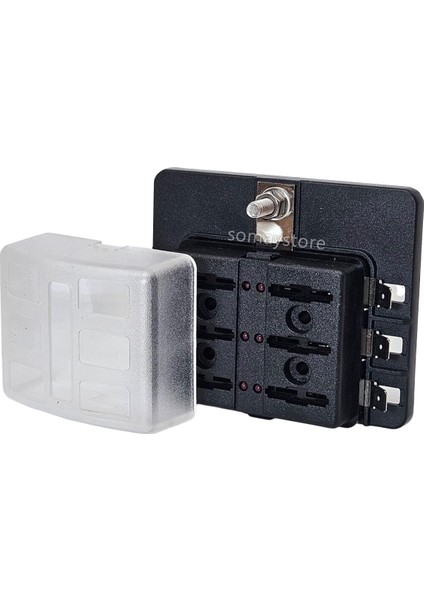 Marine Tekne Sigorta Kutusu Ikaz Işıklı 6 Sigorta