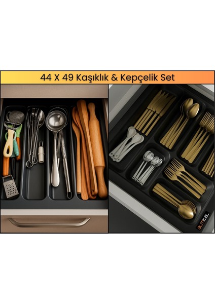 44x49 cm Kaşıklık ve Kepçelik 2'li Set ( Kesim) 40*40CM ‘E KADAR KESİLEBİLİR