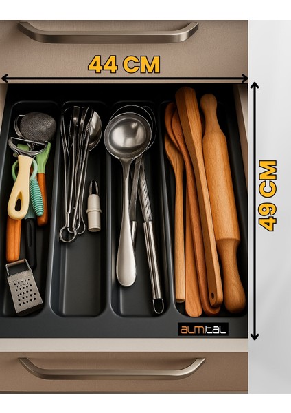 44x49 cm Kaşıklık ve Kepçelik 2'li Set ( Kesim) 40*40CM ‘E KADAR KESİLEBİLİR