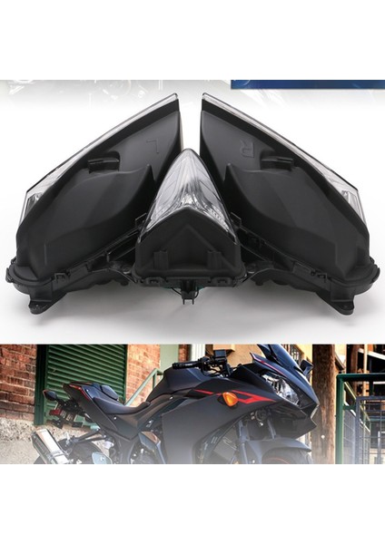 Yamaha R3 R25 Ön Far 2015 2018 Model Özel Tasarım Mercekli LED Angel Gözlü Far Premium Kalite