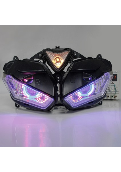 Yamaha R3 R25 Ön Far 2015 2018 Model Özel Tasarım Mercekli LED Angel Gözlü Far Premium Kalite