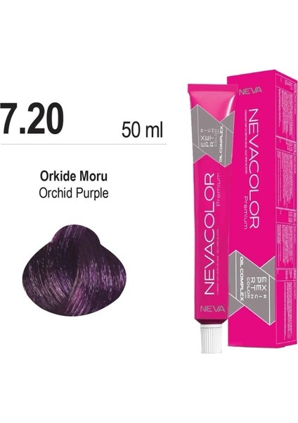 color Saç Boyası 7.20 Orkide Moru