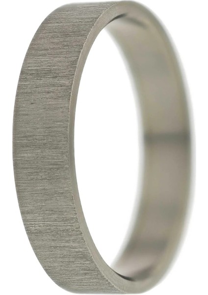 Kişiye Özel Isim Tarih Yazılı 6mm Mat Fırçalanmış Düz Unisex Çelik Yüzük Alyans CL46Y fiyatları