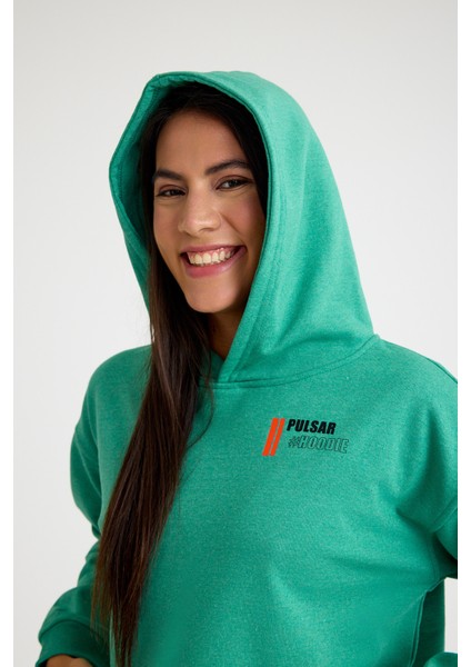 Kapşonlu Sweatshirt Hoodie Yeşil fiyatları