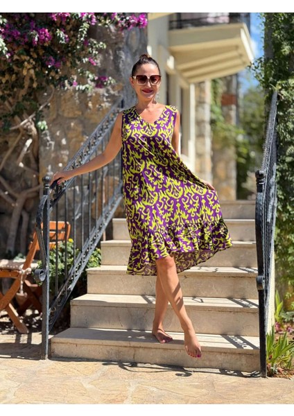 MLN16170 Viskon Alanya Elbise indirimleri