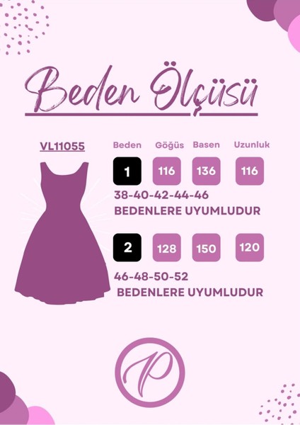 VL5510 Marselina Vual Elbise Siyah