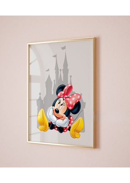 (Çerçevesiz) Minnie Mouse 3lü Poster Seti Çerçevesiz Duvar Posteri 3 Adet fırsatları