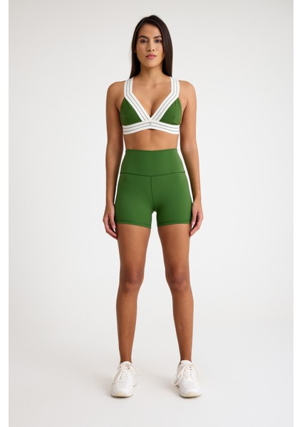 Push Up Kısa Şort Yeşil modelleri