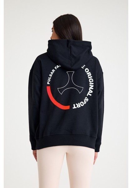 Kapşonlu Sweatshirt Hoodie Siyah fiyatları