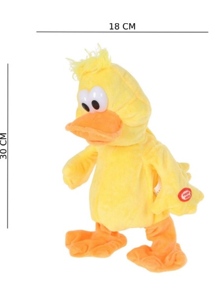 Peluş 30 cm Dans Eden Ördek