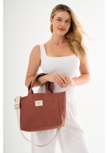 Pumpkin Mumlu Kanvas Su Geçirmez Kadın Omuz El Çantası Lise ve Üniverste Okul Çantası(En:28 Boy:25) modelleri