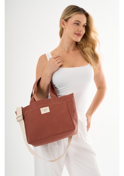 Pumpkin Mumlu Kanvas Su Geçirmez Kadın Omuz El Çantası Lise ve Üniverste Okul Çantası(En:28 Boy:25) fırsatları