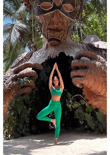 Chakra Yoga Tayt Yeşil