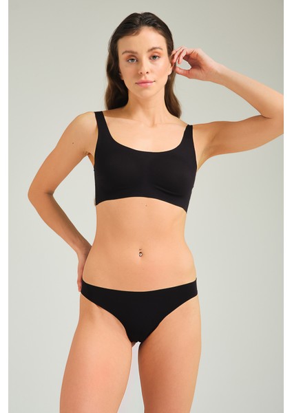 Toparlayıcı Lazer Kesim Görünmez Sütyen Siyah fiyatları