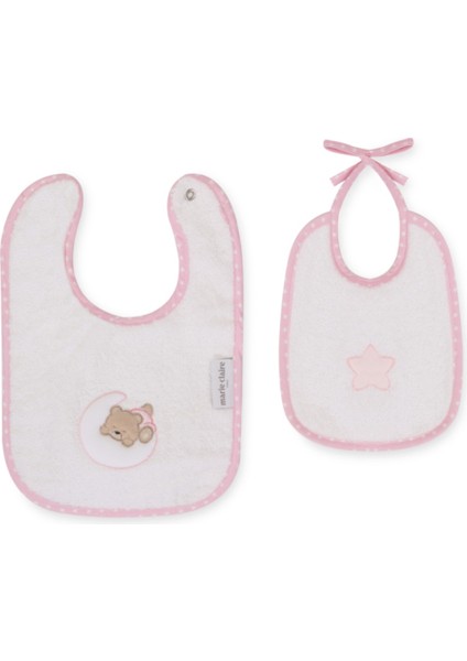 Bebek Önlük Luna 100% Pamuk 2 Li Set