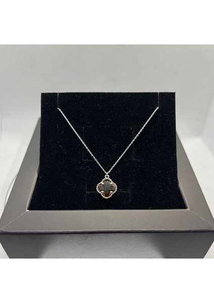 925 Ayar Gümüş Karnelyan Taşlı Minimalist Kolye fiyatları