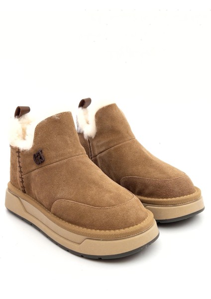 25K486 Kadın Içi Kürklü Kısa Süet Bot