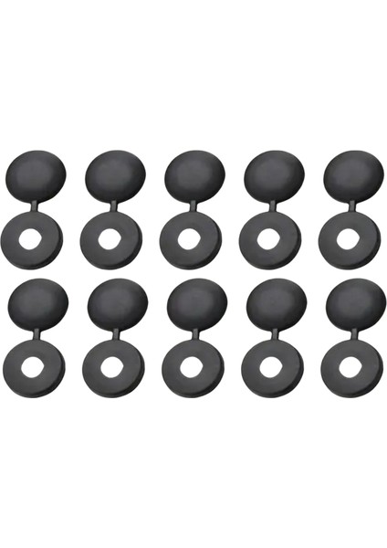 Plastik Dekoratif Vida Kapakları Siyah Vida Plastik Vida Kapağı, Vida Kapağı Tutucu 10 Adet fırsatları