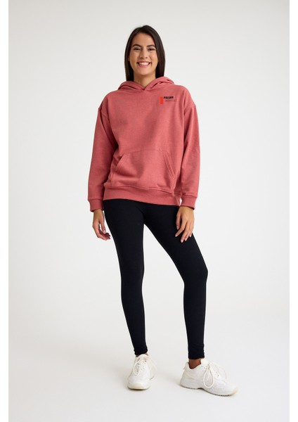 Kapşonlu Sweatshirt Hoodie Gül Kurusu fiyatları