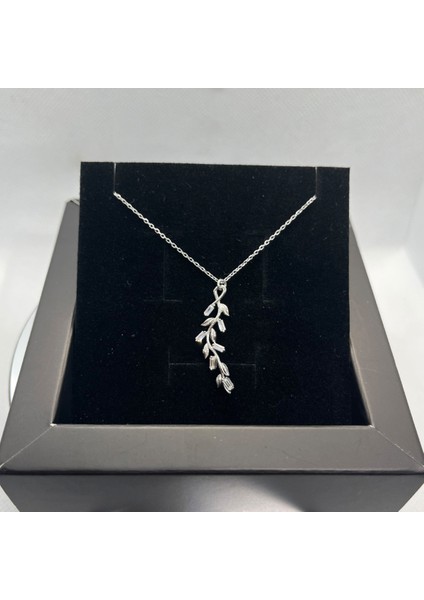 925 Ayar Gümüş Zirkon Taşlı Orman Büyüsü Kolye fiyatları