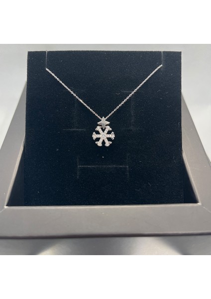 925 Ayar Gümüş Kar Tanesi Kolye fiyatları