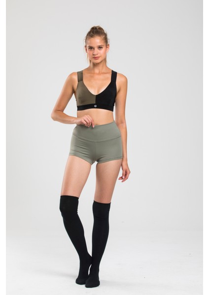 Yoga Şort Haki Wei
