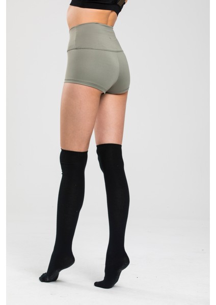 Yoga Şort Haki Wei modelleri