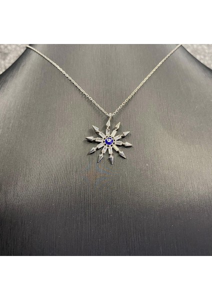 925 Ayar Gümüş Nazar Tılsımı Kolye