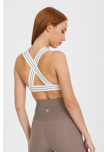 V Yaka Toparlayıcı Spor Sütyen Toprak Meissa indirimleri