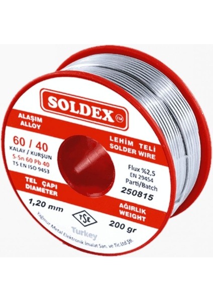 Lehim Teli 1.2mm 200GR SN60 - PB40