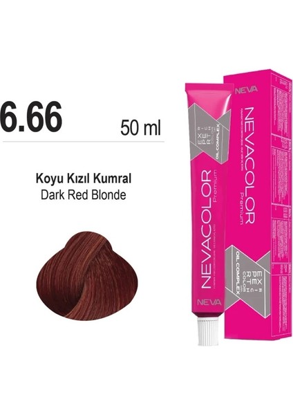 color Saç Boyası 6.66 Koyu Kızıl Kumral