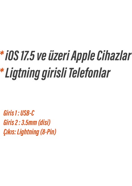To Type-C Şarj - Kulaklık Dönüştürcü -Iphone 11 12 13 14 Pro-Plus-Pro Max Oyuncu Çevirici fiyatları
