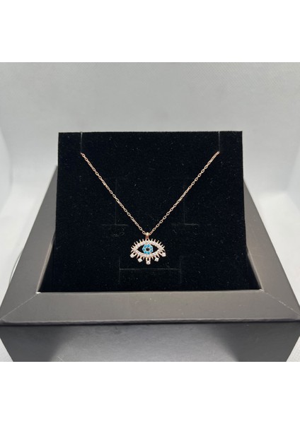 925 Ayar Gümüş Göz Motifli Kolye fiyatları