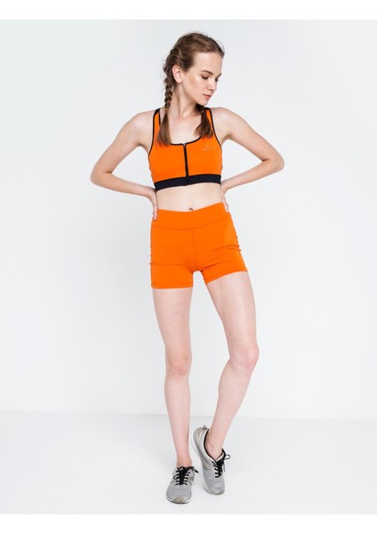 Fitness Mini Şort Oranj Vega