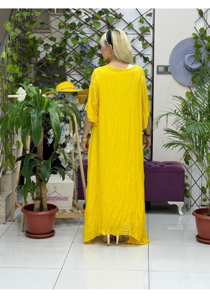 VL2000 Ikili Takım Vual Elbise Sarı modelleri