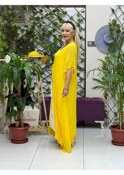 VL2000 Ikili Takım Vual Elbise Sarı fırsatları