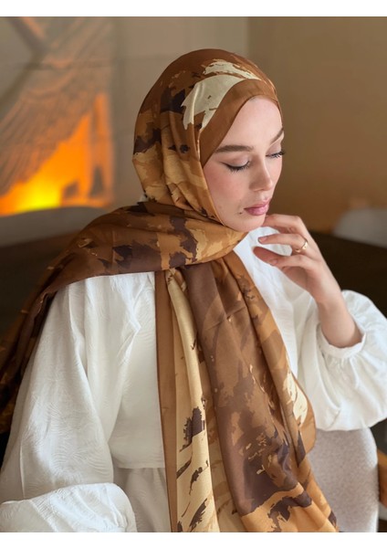 Desenli Pamuk Soft Şal