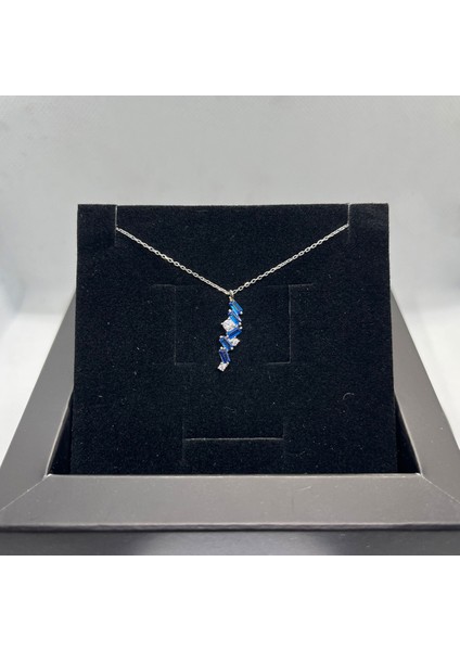 925 Ayar Gümüş Mavi Işık Yolu Kolye fiyatları