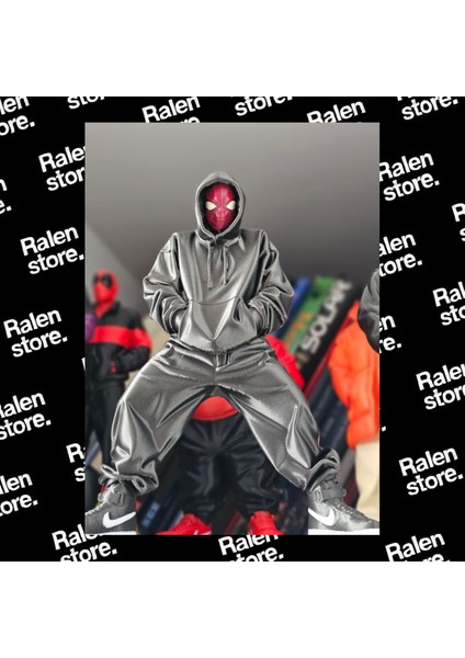 Spider-Man Urban Style Figür | 25CM | (Siyah-Kırmızı) ( Yüksek Kalite 3D Baskı Pla ) modelleri