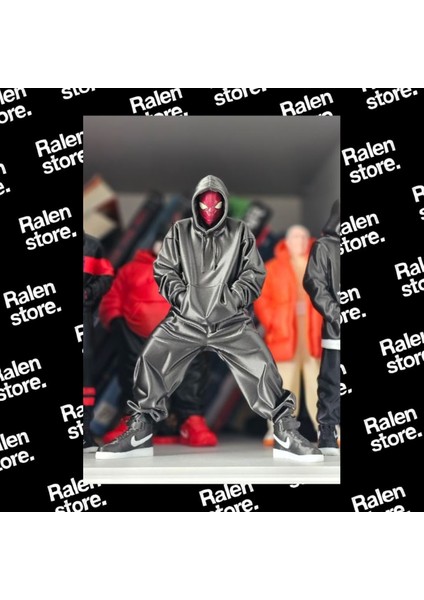 Spider-Man Urban Style Figür | 25CM | (Siyah-Kırmızı) ( Yüksek Kalite 3D Baskı Pla ) indirimleri