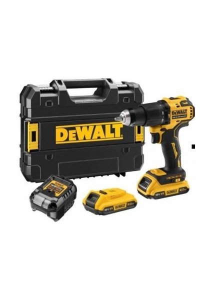 DCD709D2T Kömürsüz Darbeli Matkap 18V 2.0Ah