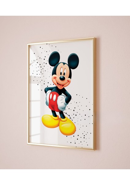 (Çerçevesiz) Mickey Mouse 3lü Poster Seti Çerçevesiz Duvar Posteri 3 Adet